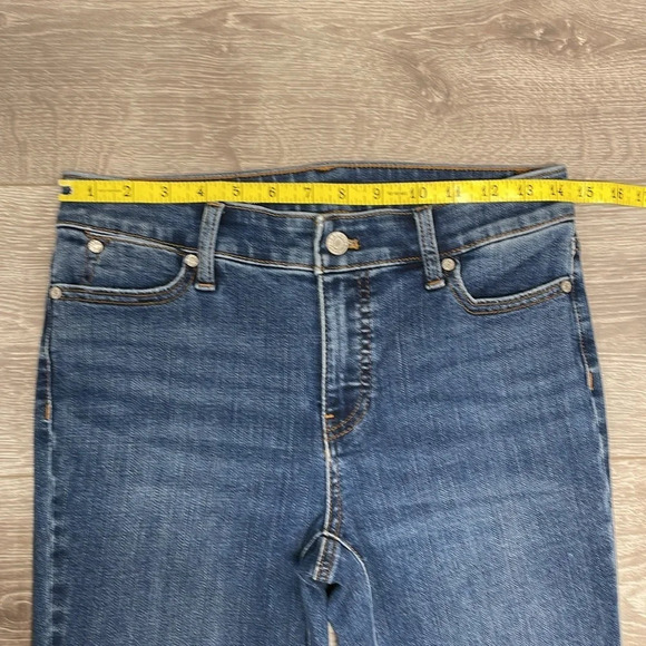 NWOT Talbots Flawless Slim Ankle Denim Jeans Raw Hem 4P - Picture 8 of 16